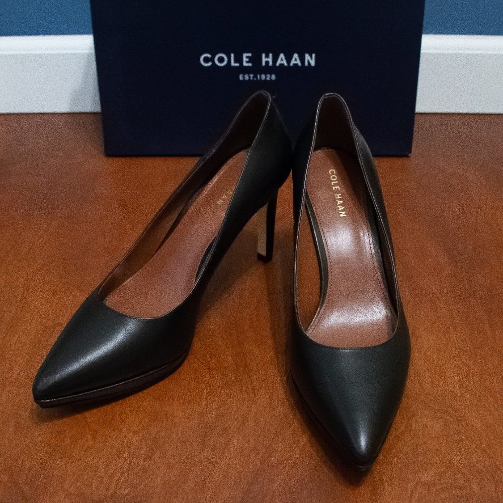 Black leather Cole Haan Idala II pumps - size 8